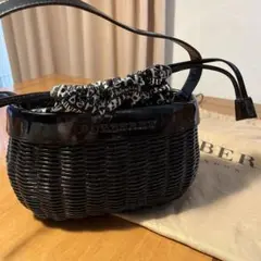 BURBERRY 籠バッグ バーバリーかごバッグ 正規品｜Yahoo!フリマ（旧PayPayフリマ）