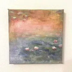 睡蓮 テクスチャーアート