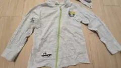 KladSkap 薄手パーカー　グレー 120cm