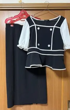 黒と白セットアップ　1XL