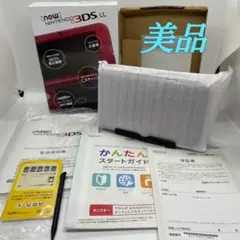 美品 NEW ニンテンドー 3DS LL メタリックレッド 本体 外箱
