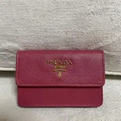 【未使用】PRADA 正規品 ピンク カードケース