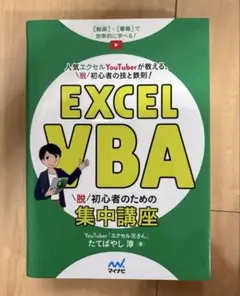 【美品】Excel VBA 脱初心者のための集中講座