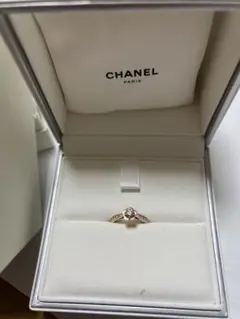 CHANEL ピンクゴールドダイヤモンド カメリアダイヤモンドリング K18