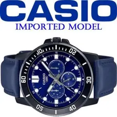 【逆輸入】カシオ ダークブルーメタリック 30m防水 CASIO 新品日本未発売