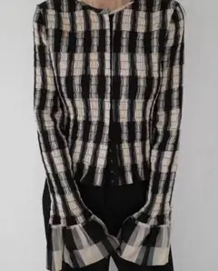 CLANE SHIRRING DESIGN BLOUSE