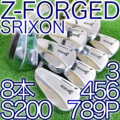 タ71★スリクソン Z-FORGED 8本アイアンセット マッスルバック MB