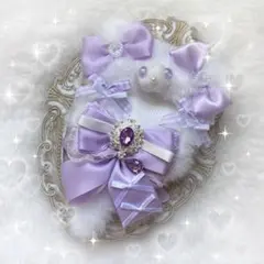 即日発送 ぬい服 10cm ねこ紫 にじぱぺっと