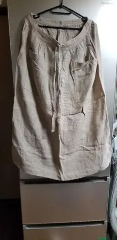 45rpm麻スカート