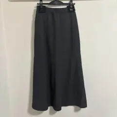 LEPSIM レプシィム　チャコールグレー　ロングスカート　フリーサイズ