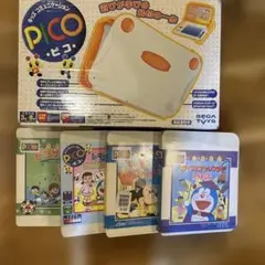 SEGA PICO ゲーム機 + ピコサッカー+ドラえもん2本+ミッキーソフト