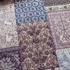 アンティークブック　ピンクパープル 1M 生地