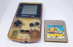 【ジャンク品】Game Boy Color クリア 本体 + ドンキーコング