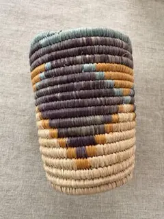 メキシカン カゴ 小物入れ ペン立て カトラリー立て
