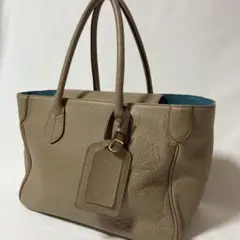 ADMJ エーディーエムジェー トートバッグ シボ革 ゴールド金具