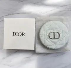 【ホワイト】DIOR ノベルティミラー　キルティング　白　コンパクトミラー