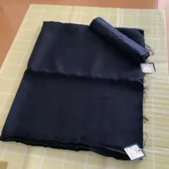 スカート服地&裏地　一着分　濃紺無地