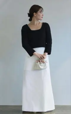 PAN/パン plage別注 LONG スカートホワイト新品未使用40size