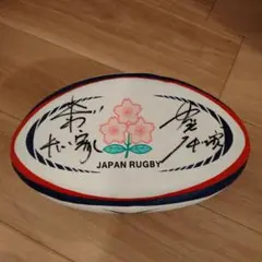 JAPAN RUGBY 中川家サイン入りラグビーボール