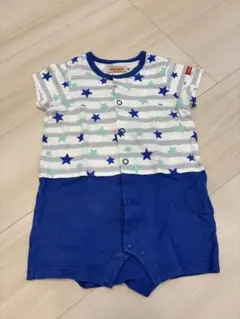 miki house 星柄ロンパース 80 ミキハウス