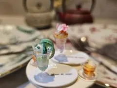 ミニチュア【メロンのパフェ】