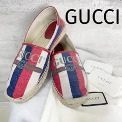 GUCCI グッチ エスパドリーユ インターロッキング シェリーライン ビー