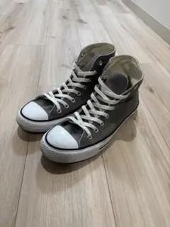 コンバース グレー ハイカットスニーカー