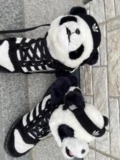 【新品未使用・極稀少】adidas JEREMY SCOTT パンダスニーカー adidas×Jeremy Scott パンダ スニーカー US6 23cm - メルカリ