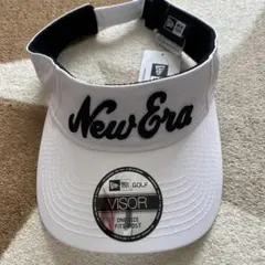 New Era ゴルフ バイザー ホワイト