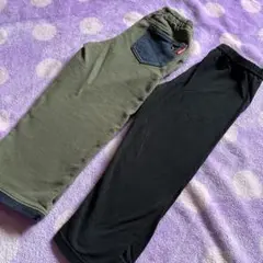 ミキハウス ダブルB ボトムス 100サイズ オリーブグリーン
