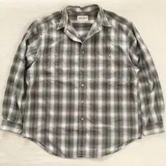 90s Eddie Bauer チェック シャツ ビンテージ オンブレ 90年代