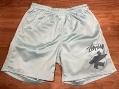 STUSSY Surfman Mesh Shorts M aqua