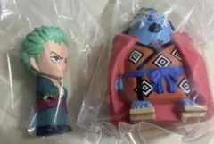 ONE PIECE ソフビッツ　ジンベエ　ゾロ