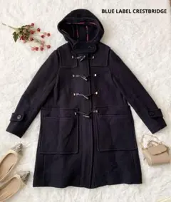 ブルーレーベルクレストブリッジ ダッフルコート アウター ジャケット 38 M