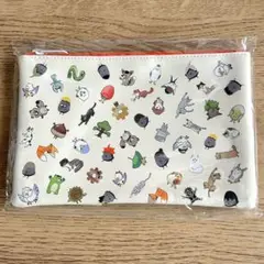 ハイキュー ファンパーク 合皮フラットポーチ 動物&モチーフver.