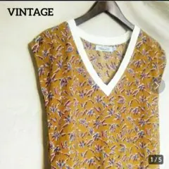 【VINTAGE】ヒッピー サイケ エスニック 60s 70s レトロ ブラウス