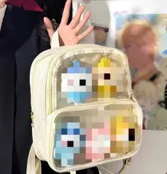 ホワイト アイボリー 痛バ 痛バッグ リュック 推し活 鞄 バッグ