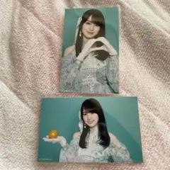 【新品】乃木坂46 賀喜遥香 ネーブルオレンジミニ生写真 セミコンプ