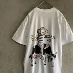 【ユニークデザイン】 JEZZA #5 プリントTシャツ Mサイズ