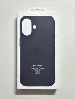【新品】純正 iPhone 16 シリコンケース・ブラック①