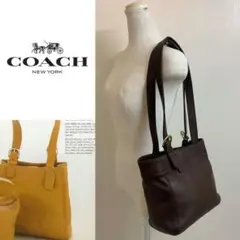 OLD COACH オールドコーチ USA製 4157 レザーショルダーバッグ