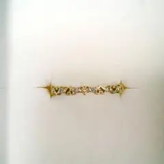 NOJESS ノジェス ミル打ちK10ダイヤハートリング✨
