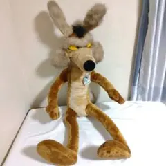 タグつき ワイリーコヨーテ 120cm ぬいぐるみ 90s ビッグサイズ