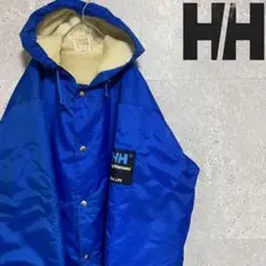 90s vintage ヘリーハンセン ナイロンコート メンズM 古着 青