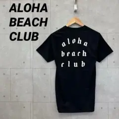 タグ付き ALOHA BEACH CLUB アロハビーチクラブ Tシャツ 黒