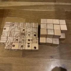 cuboro互換品　積み木　サントイ　モンテッソーリ　知育　木製　ブロック
