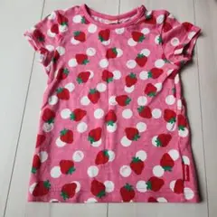 moujonjon イチゴドット Tシャツ 95cm