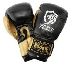 GOLDEN ROOKIE⭐︎boxingボクシンググローブ⭐︎8OZ⭐︎美品⭐︎黒×金