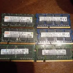 メモリーサムスン 512MB-4GB 4GB 2枚2GB2枚512MB1枚