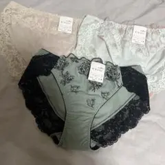 300円開始！ワコール アンフィ ショーツM 3点 24 トリンプ エメフィール